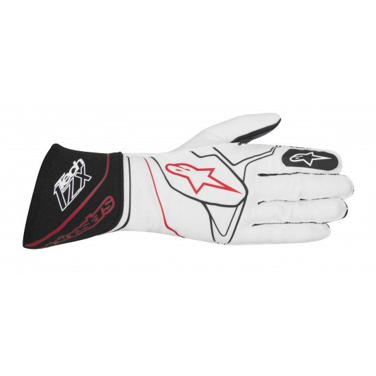 Alpinestars Tech 1-ZX Glove - White Black Red