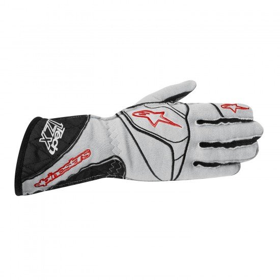 Alpinestars Tech 1-ZX Glove - Silver Red