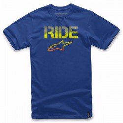 Alpinestars Ride Splatter Tee - Royal Blue Alpinestars Ride Splatter Tee - Royal Blue