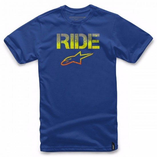 Alpinestars Ride Splatter Tee - Royal Blue